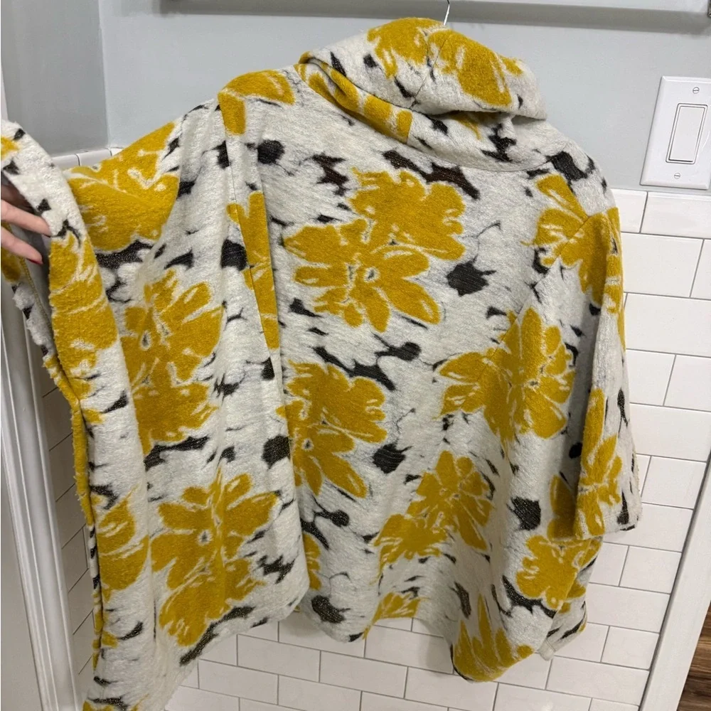 RARE Anthropologie Saturday Sunday Cozy Hooded Jacket - VINTAGE LOOK - Picture 5 of 12